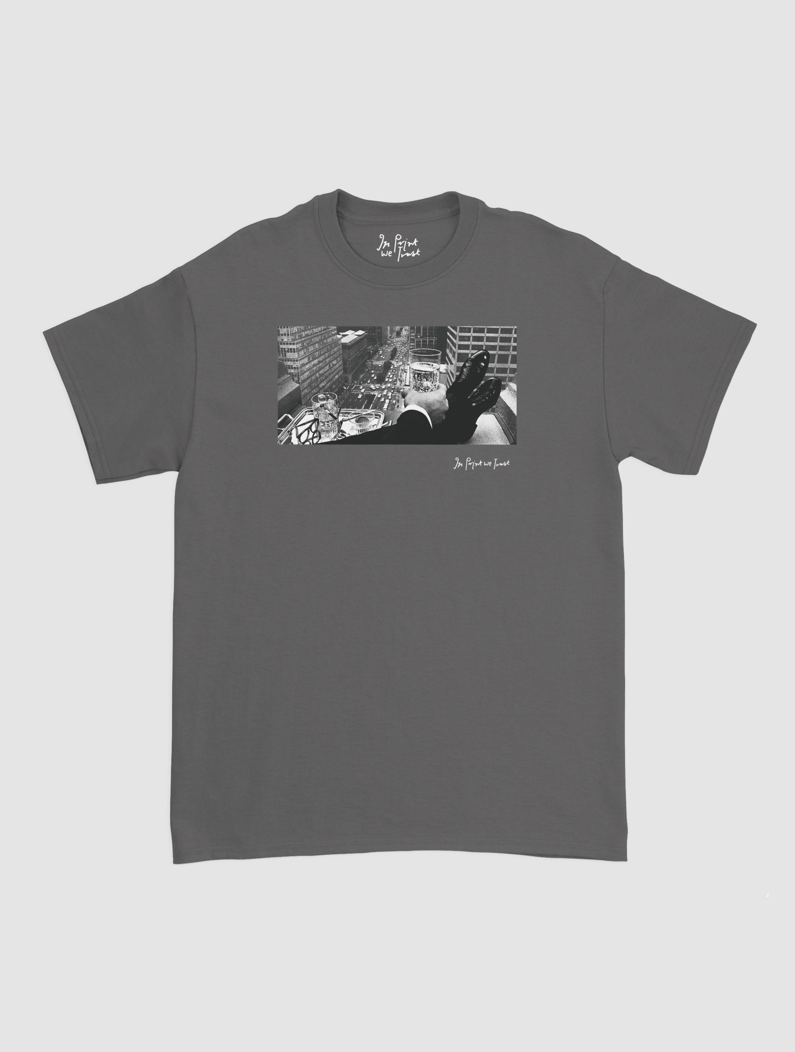 wall street classic tee - In Print We Trust