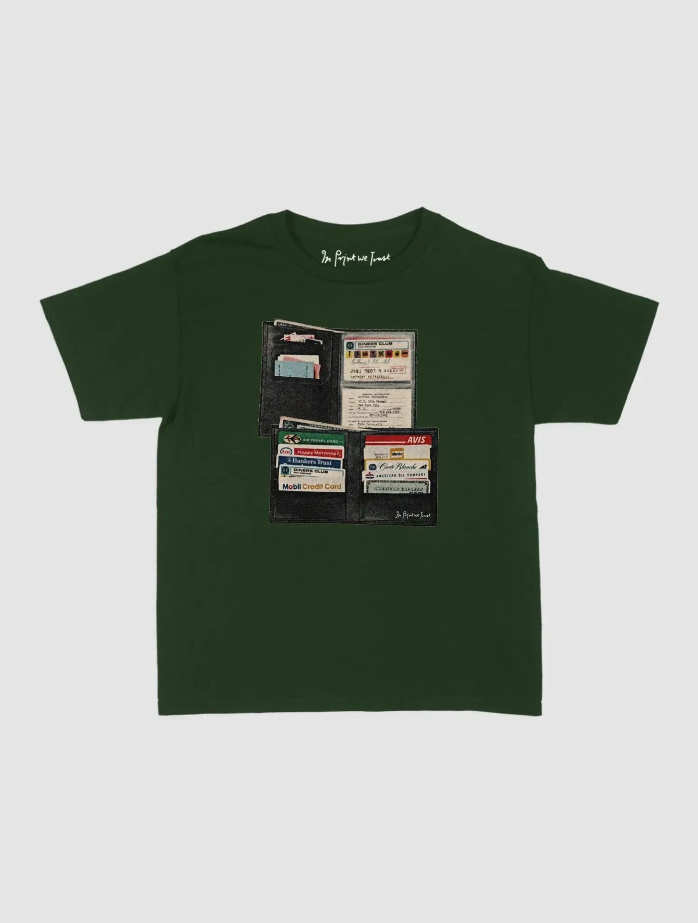 wallet baby tee - In Print We Trust