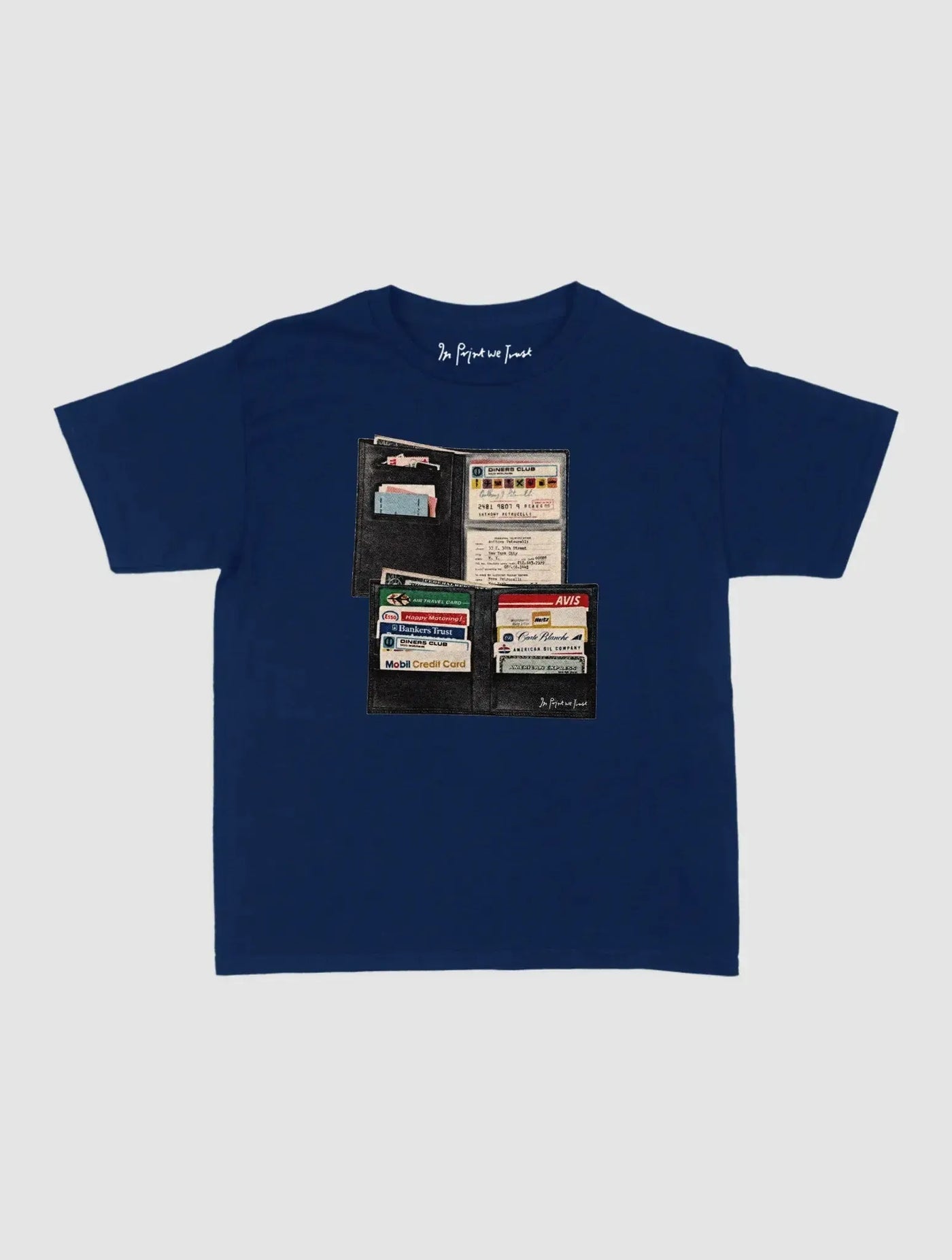 wallet baby tee - In Print We Trust