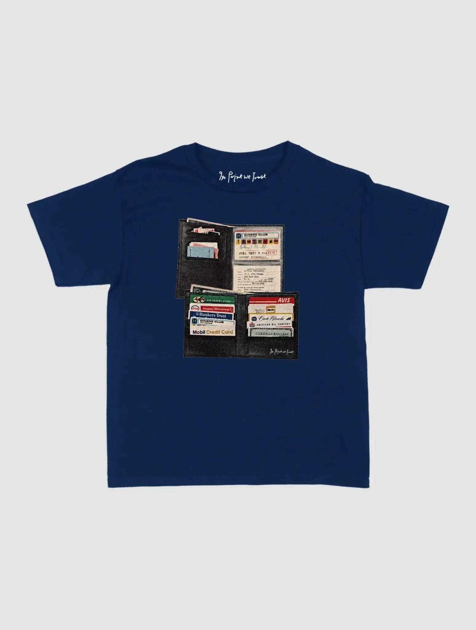 wallet baby tee - In Print We Trust