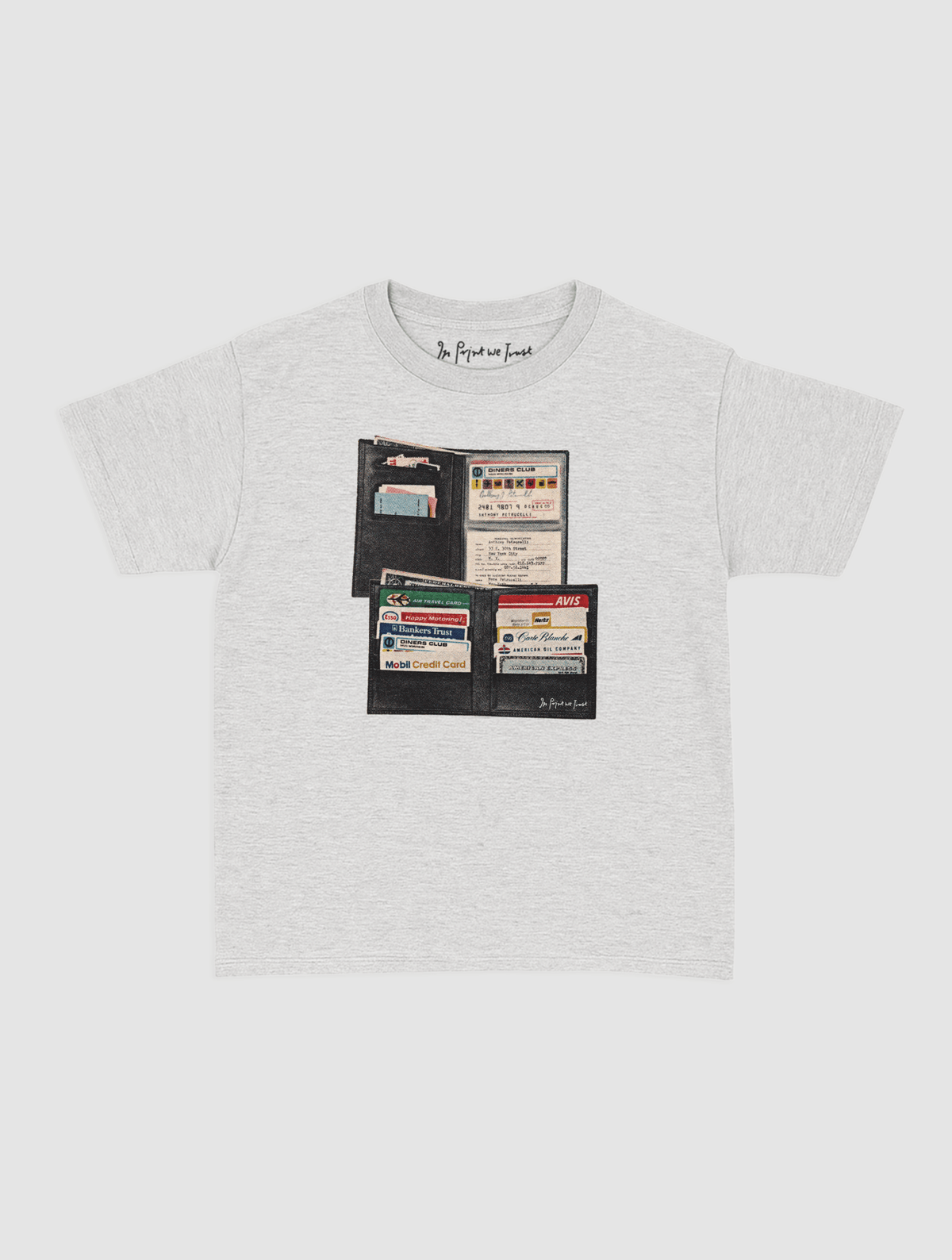 wallet baby tee - In Print We Trust