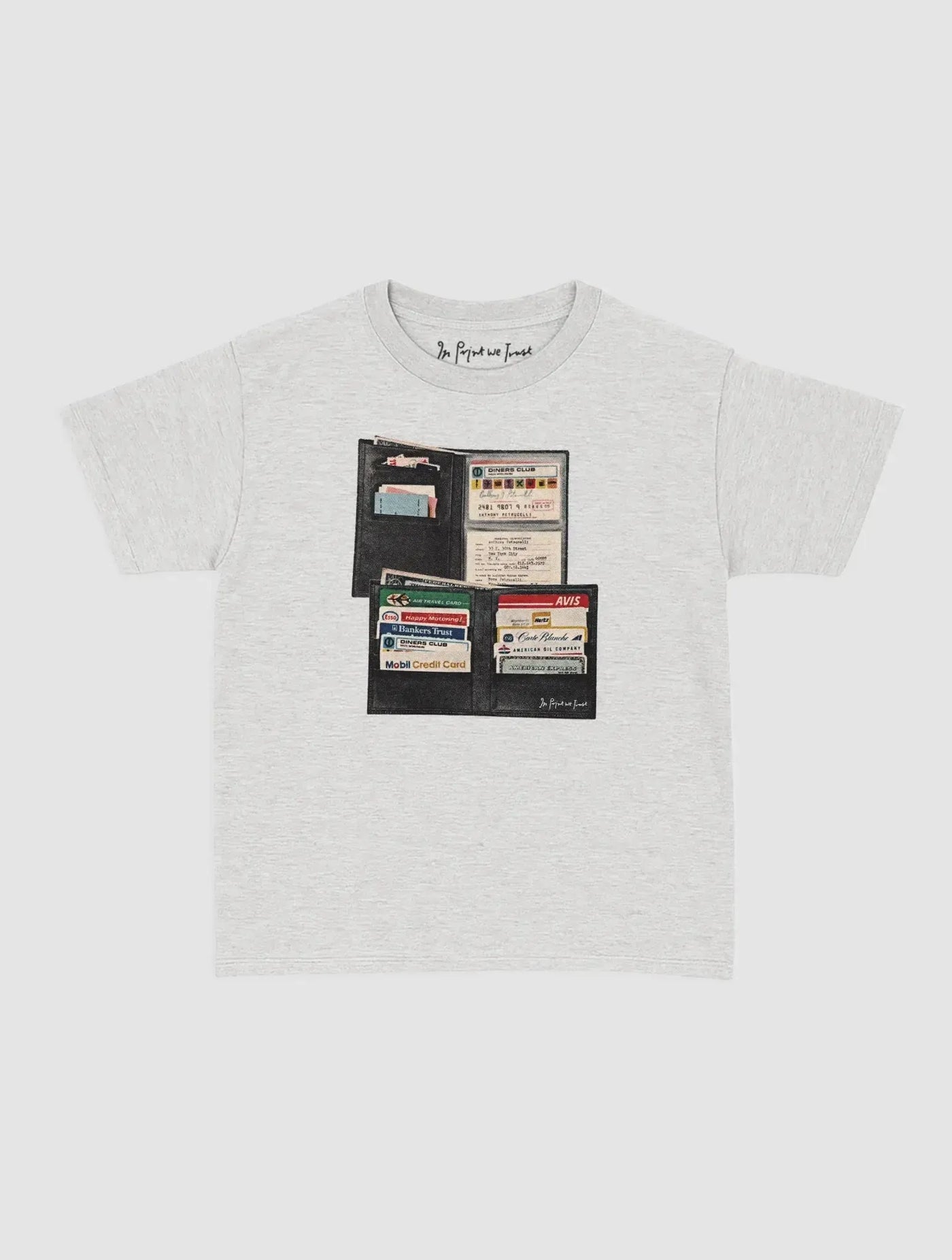 wallet baby tee - In Print We Trust