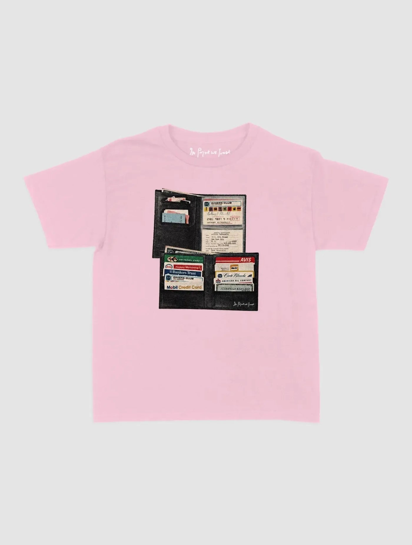 wallet baby tee - In Print We Trust