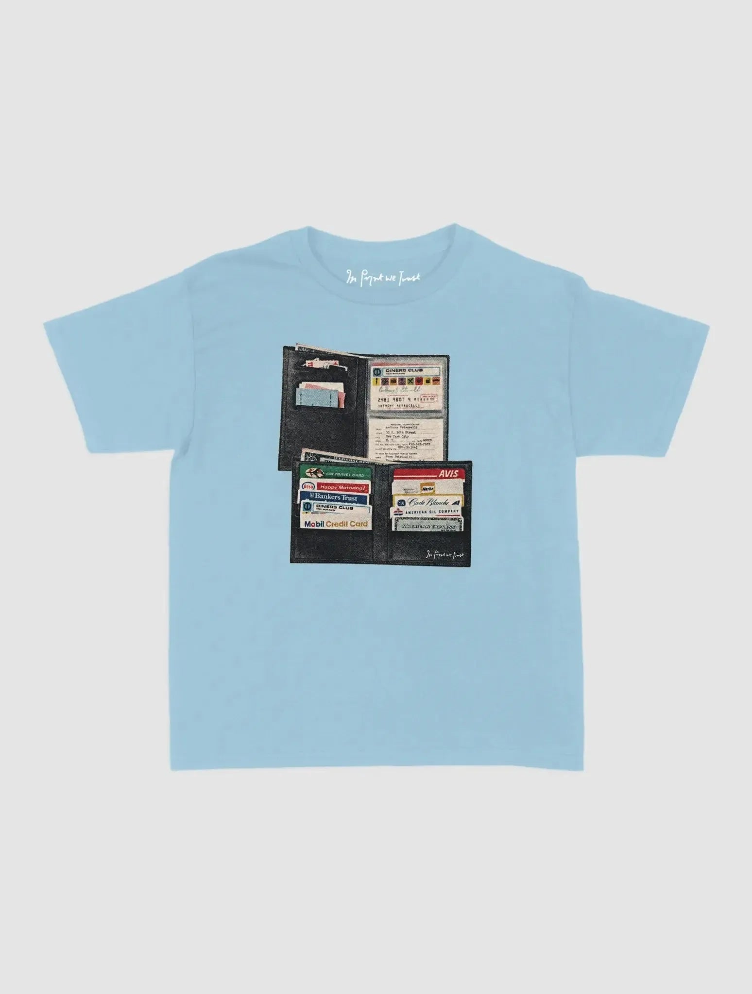 wallet baby tee - In Print We Trust