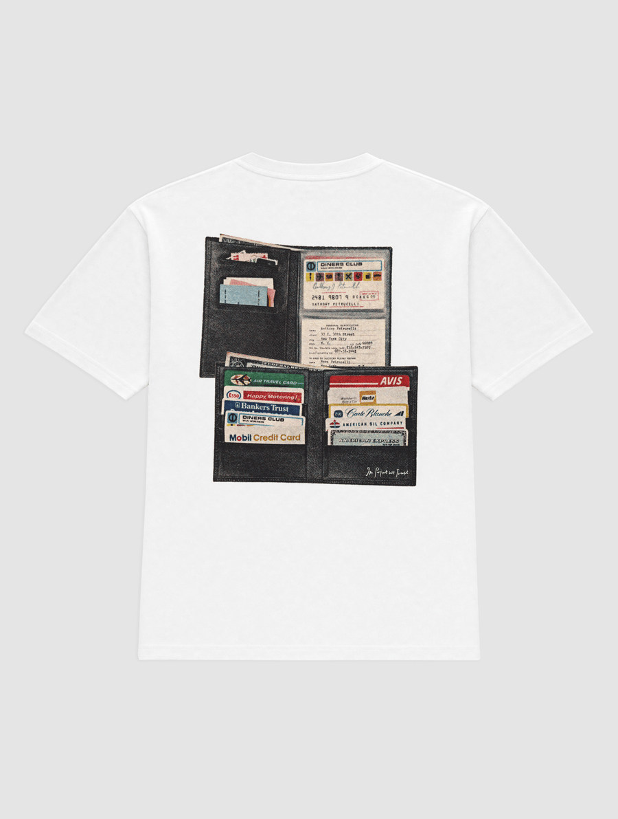 wallet heavyweight tee - In Print We Trust