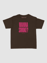 wanna smoke baby tee - In Print We Trust