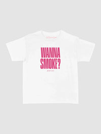 wanna smoke baby tee - In Print We Trust