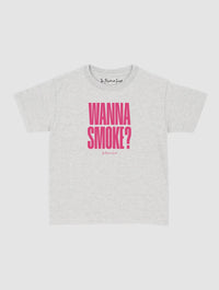 wanna smoke baby tee - In Print We Trust