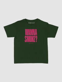 wanna smoke baby tee - In Print We Trust