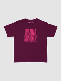 wanna smoke baby tee - In Print We Trust