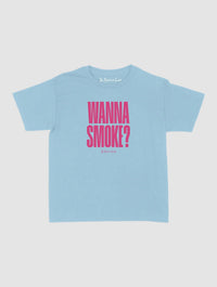 wanna smoke baby tee - In Print We Trust