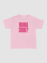 wanna smoke baby tee - In Print We Trust
