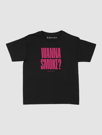 wanna smoke baby tee - In Print We Trust
