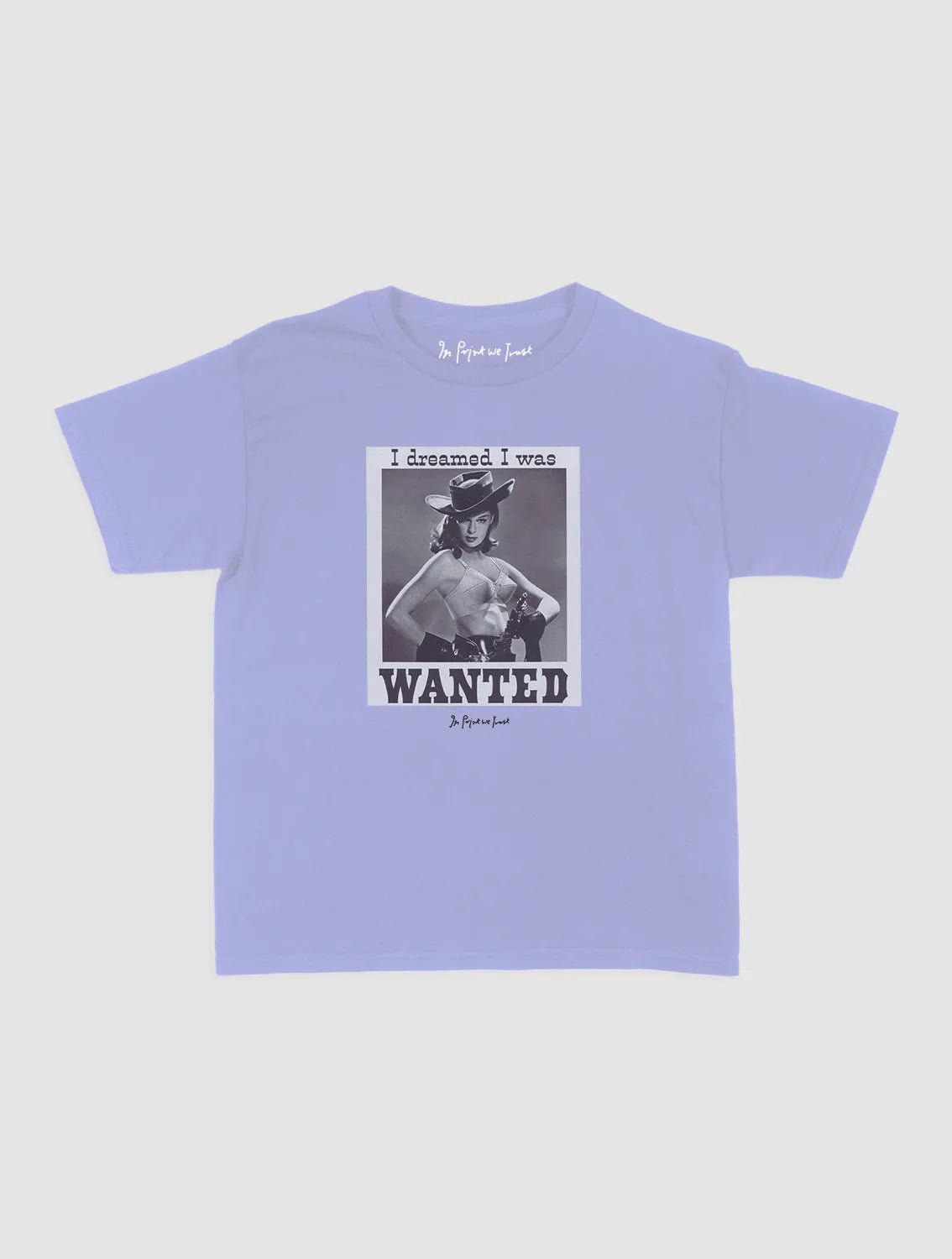 wanted baby tee - In Print We Trust