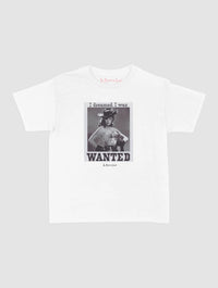 wanted baby tee - In Print We Trust