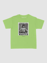 wanted baby tee - In Print We Trust
