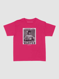 wanted baby tee - In Print We Trust