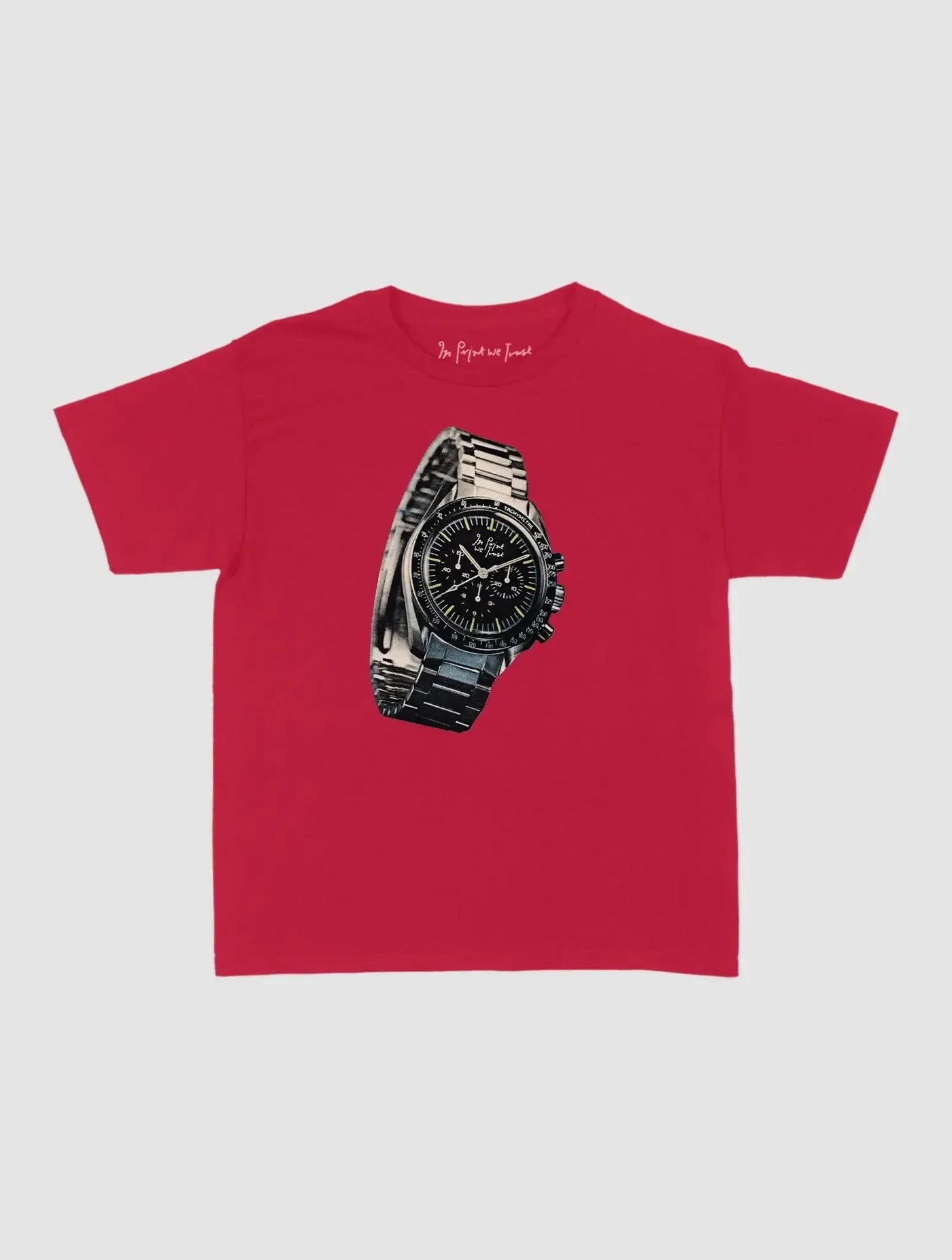watch baby tee - In Print We Trust
