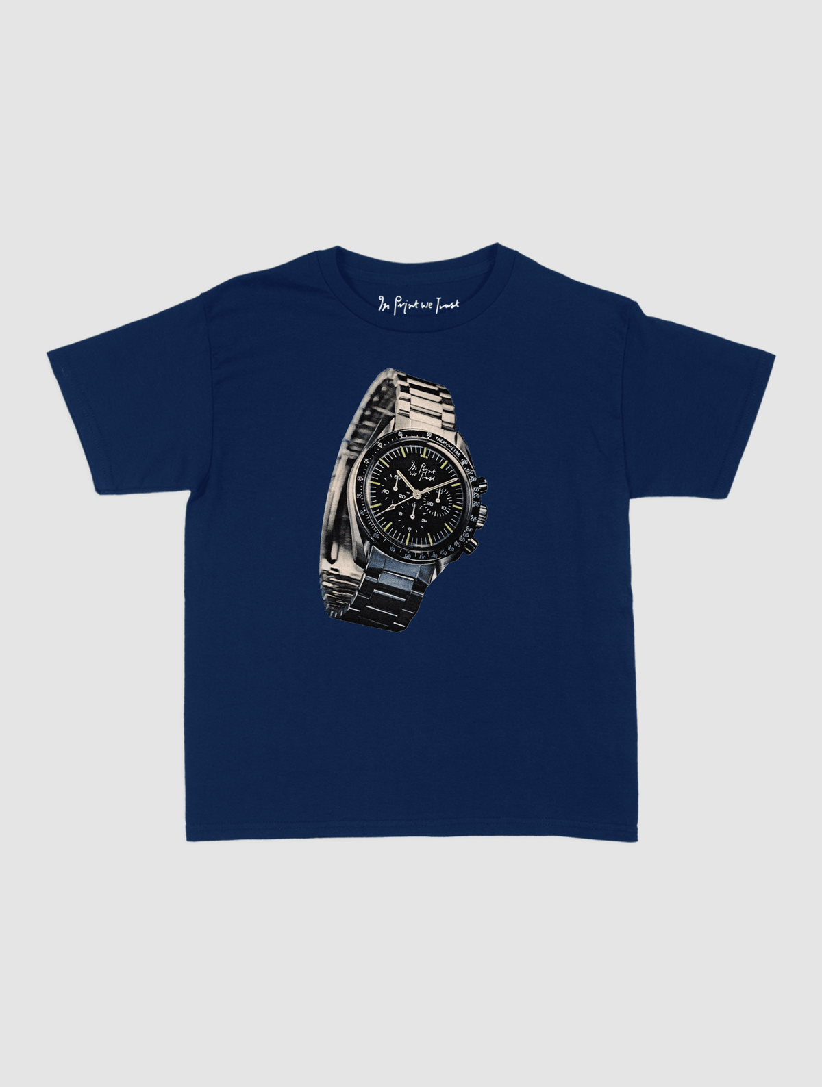 watch baby tee - In Print We Trust