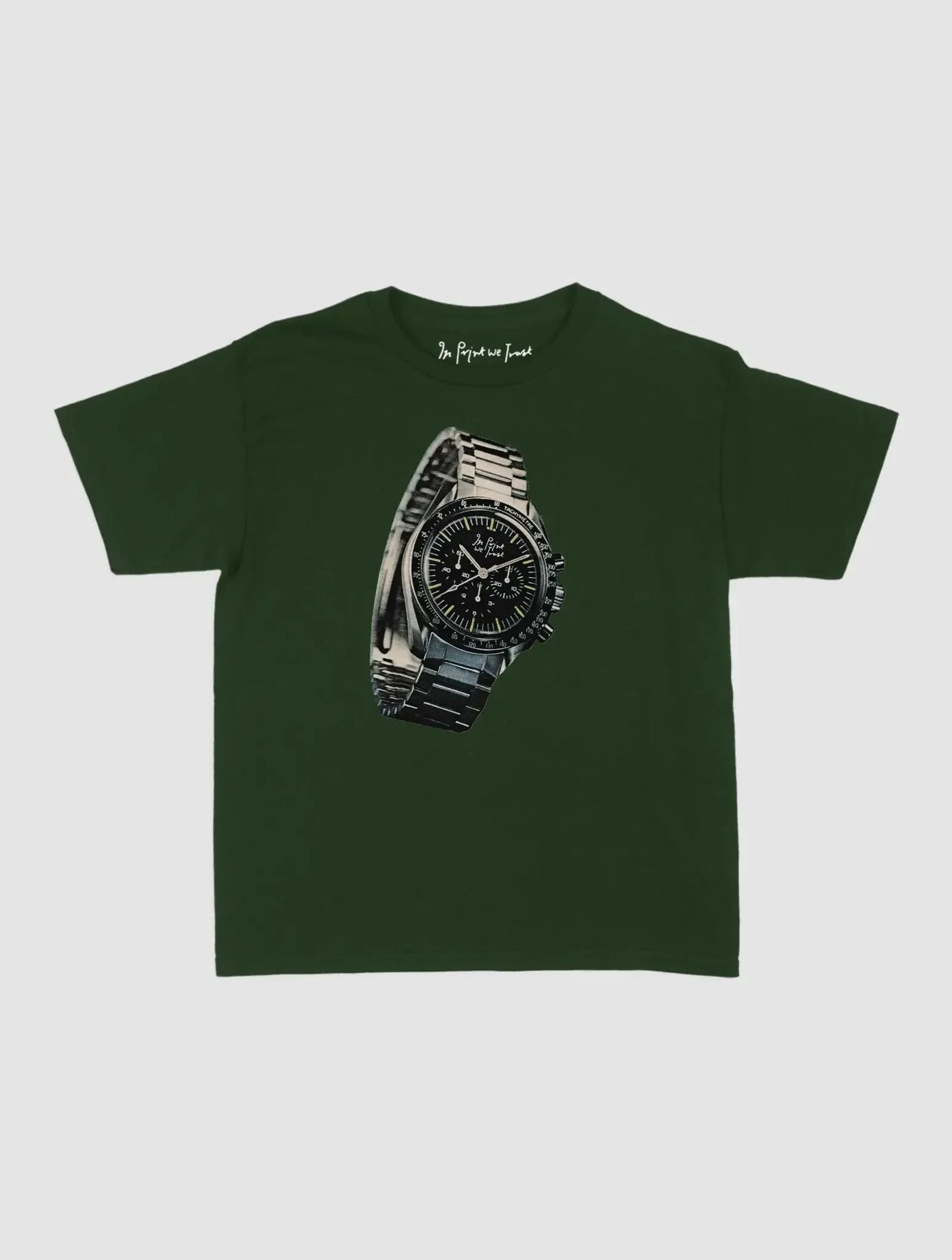 watch baby tee - In Print We Trust