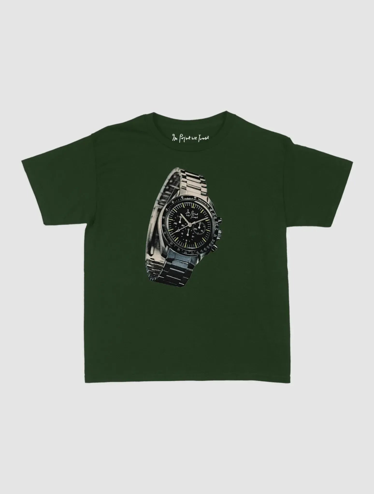 watch baby tee - In Print We Trust