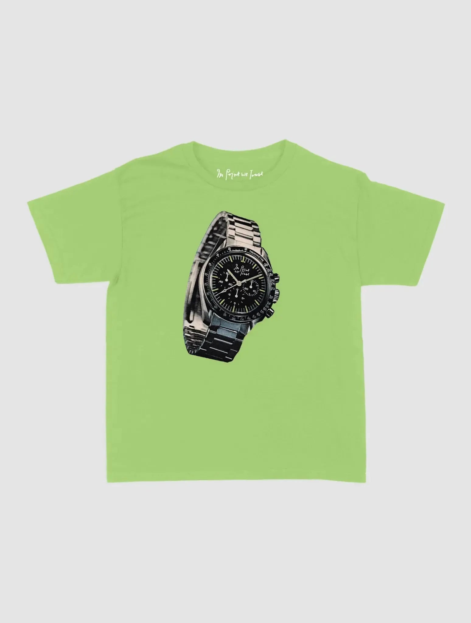 watch baby tee - In Print We Trust