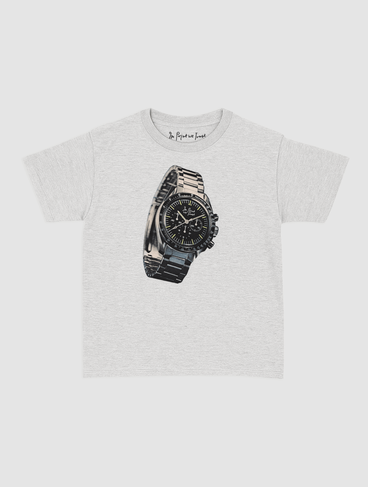 watch baby tee - In Print We Trust