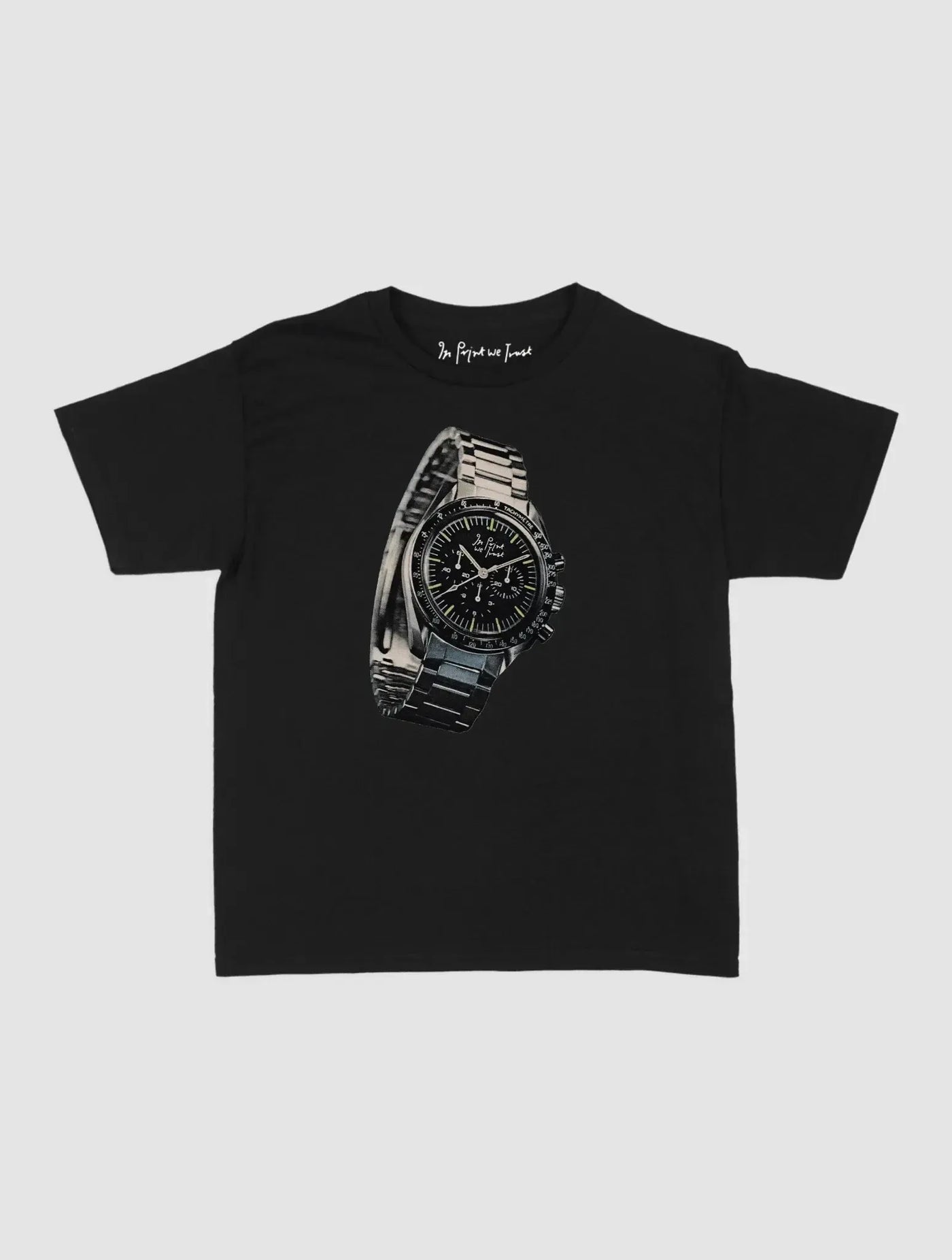 watch baby tee - In Print We Trust
