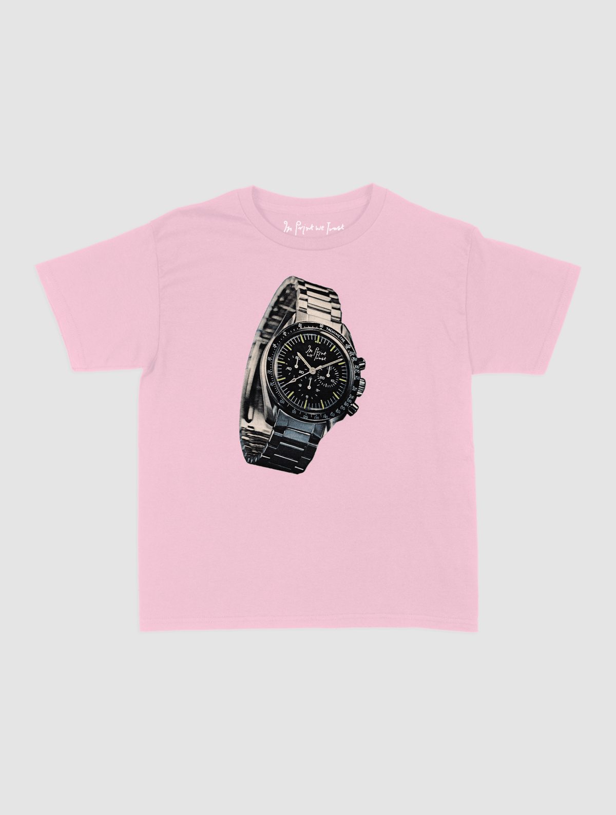 watch baby tee - In Print We Trust