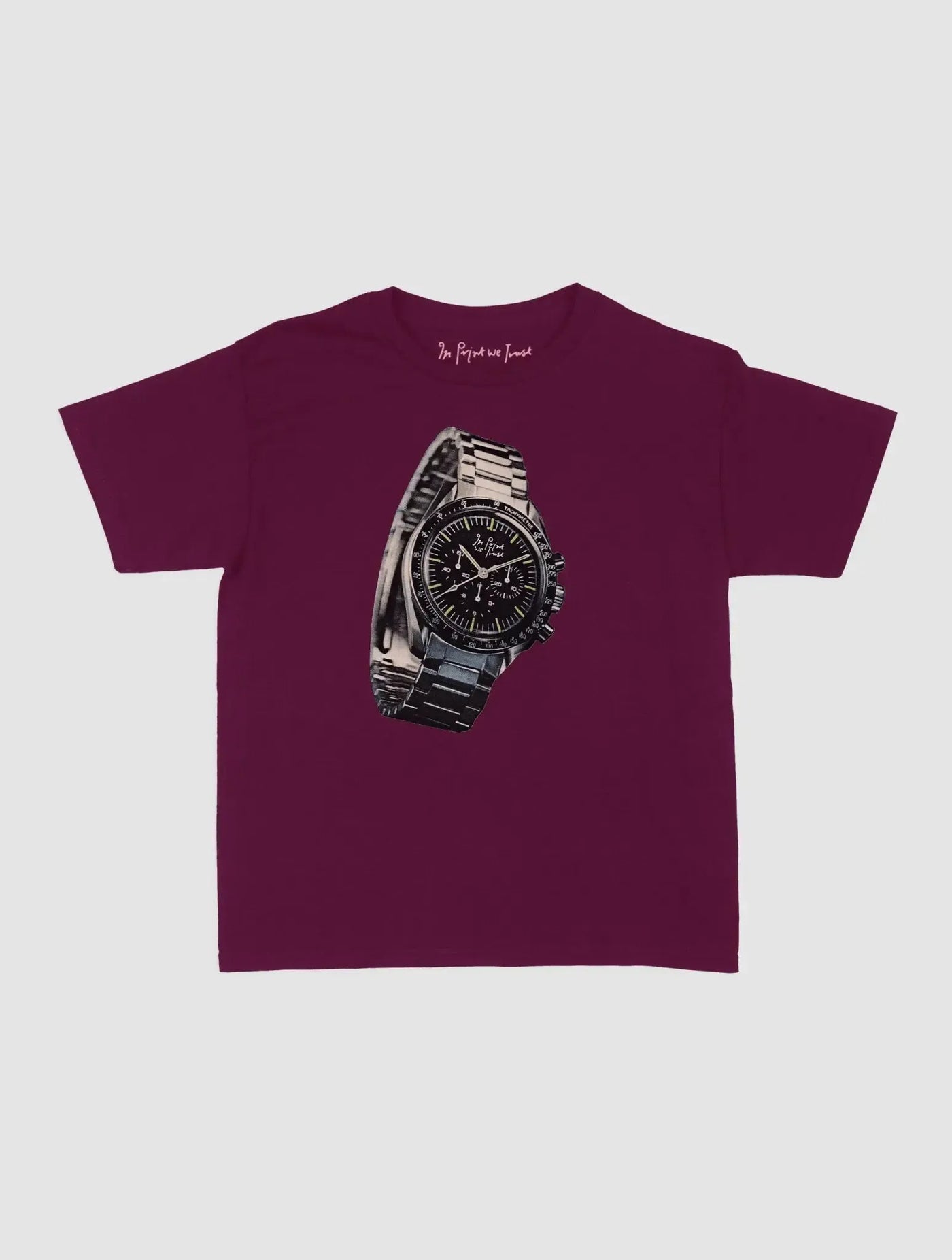 watch baby tee - In Print We Trust