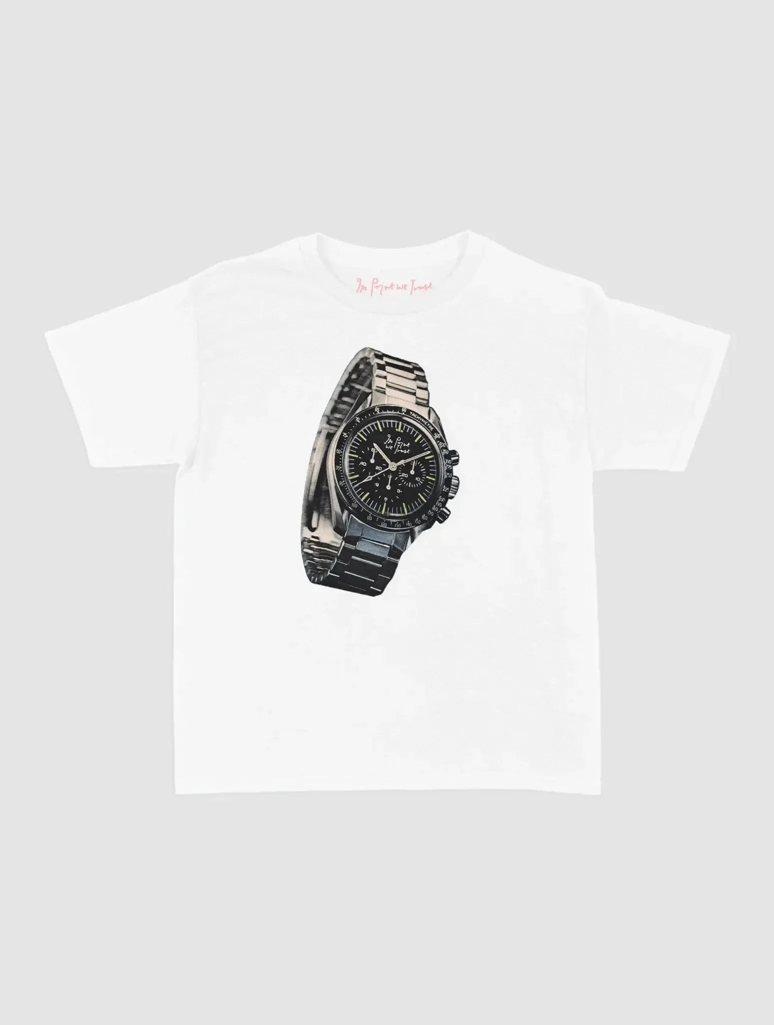 watch baby tee - In Print We Trust