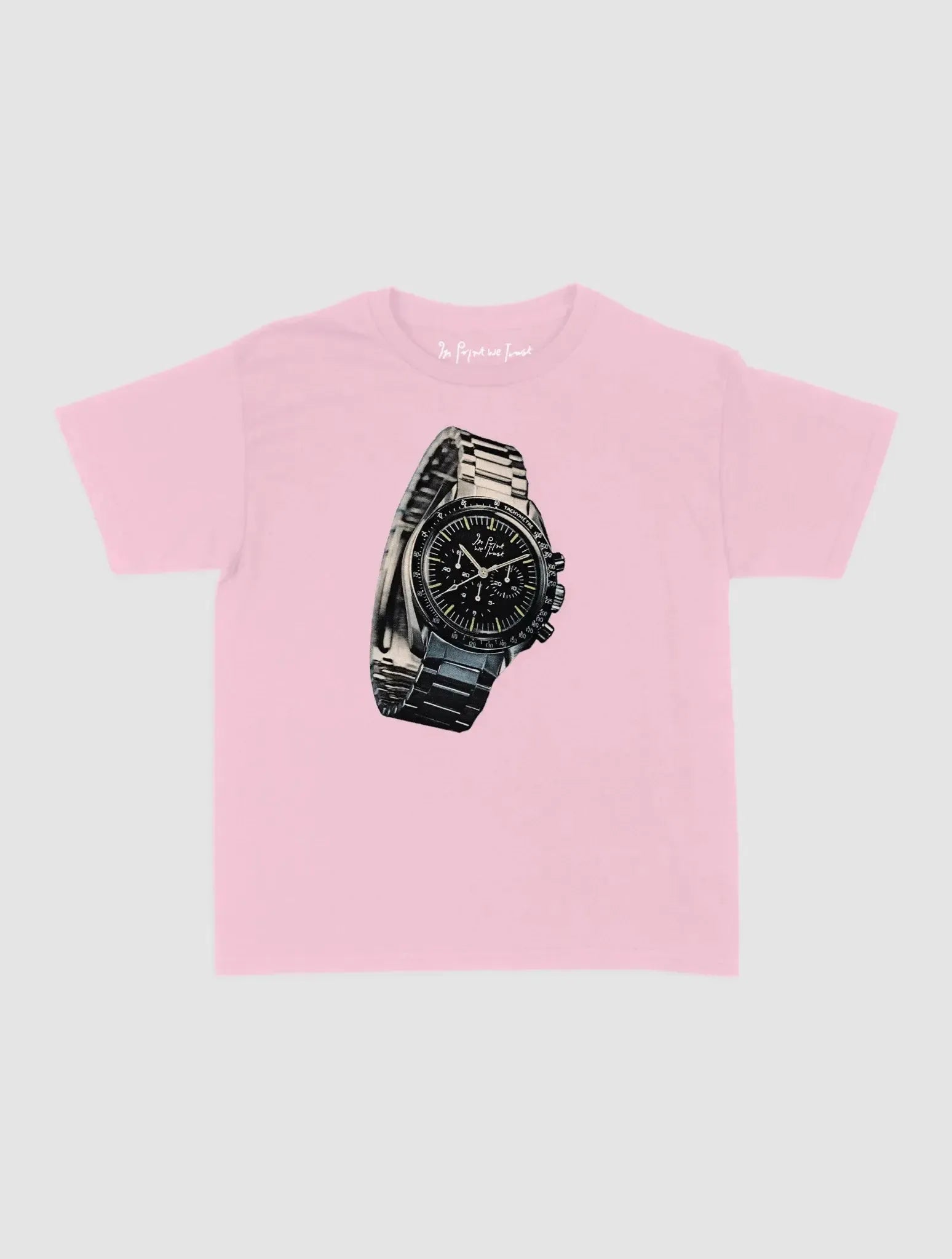 watch baby tee - In Print We Trust