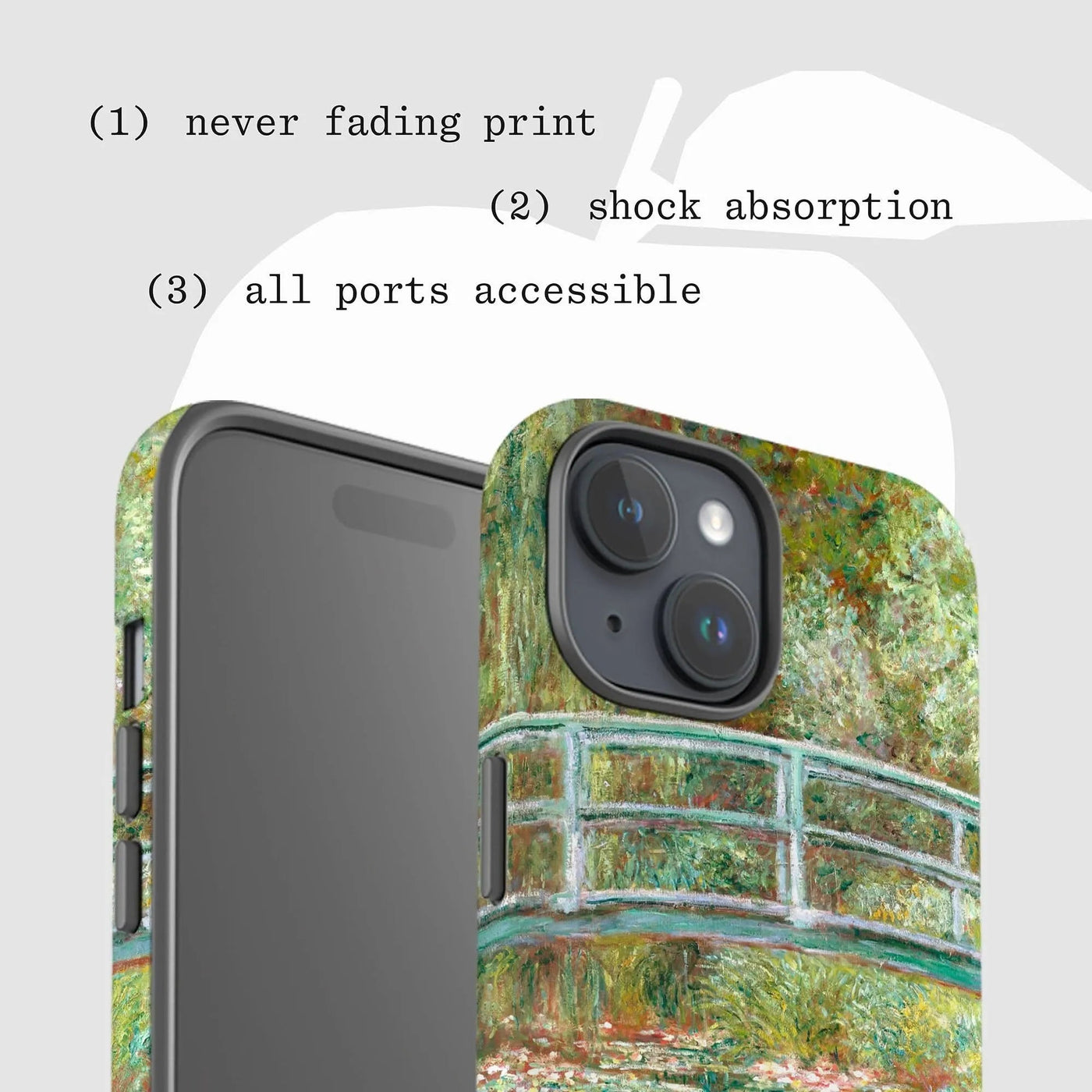water lillies tough iPhone case - In Print We Trust