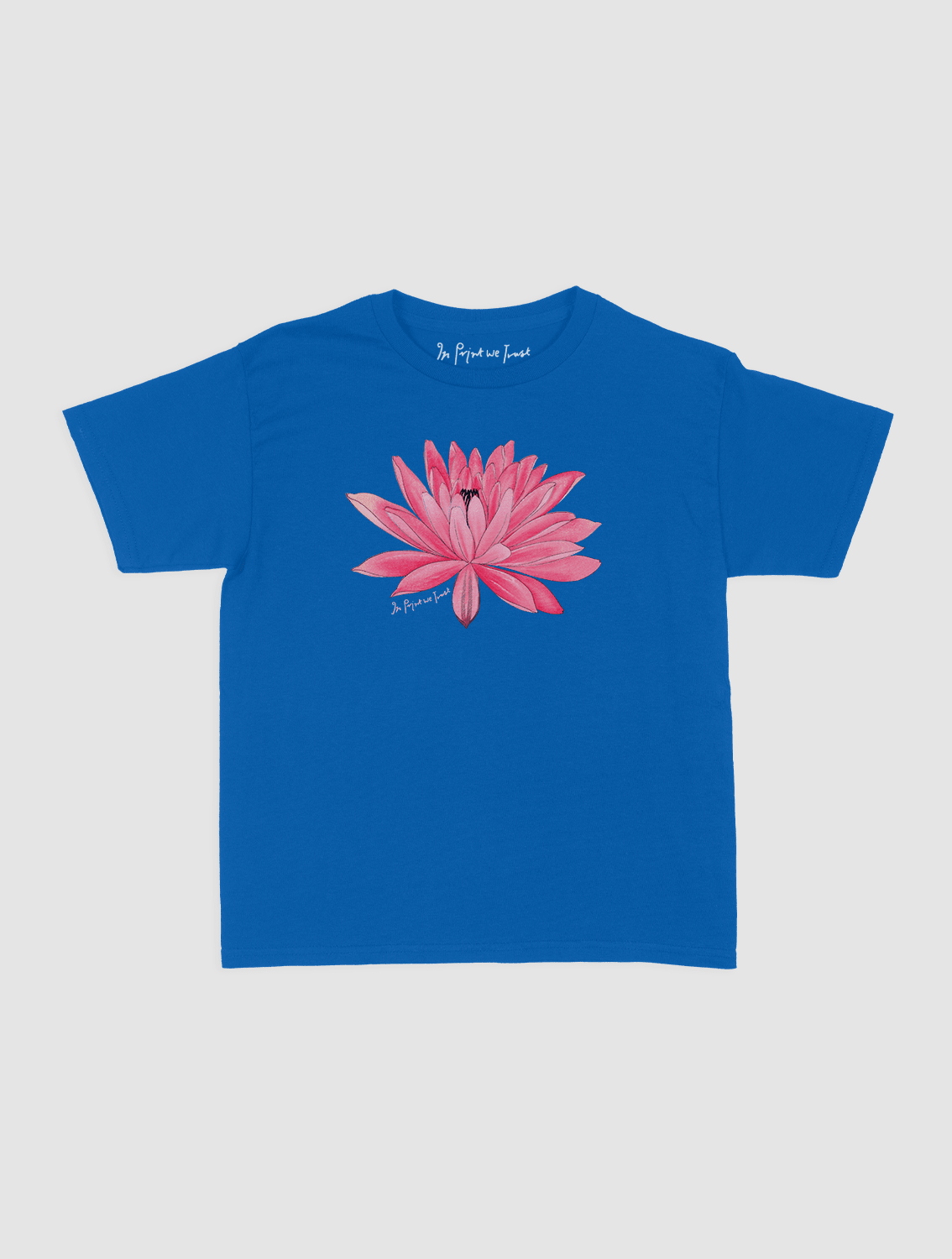 water lily baby tee - In Print We Trust