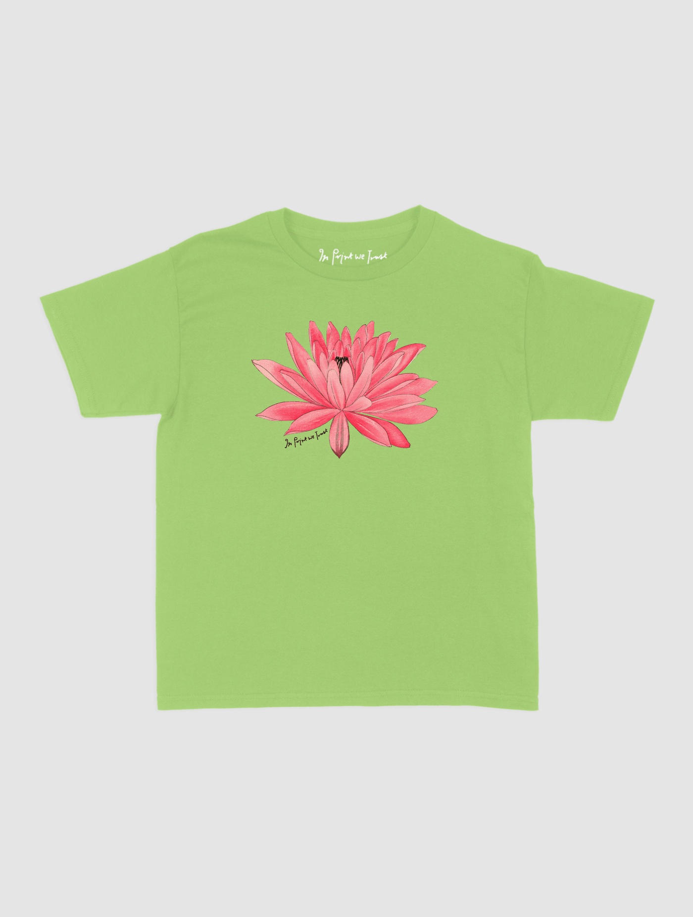 water lily baby tee - In Print We Trust