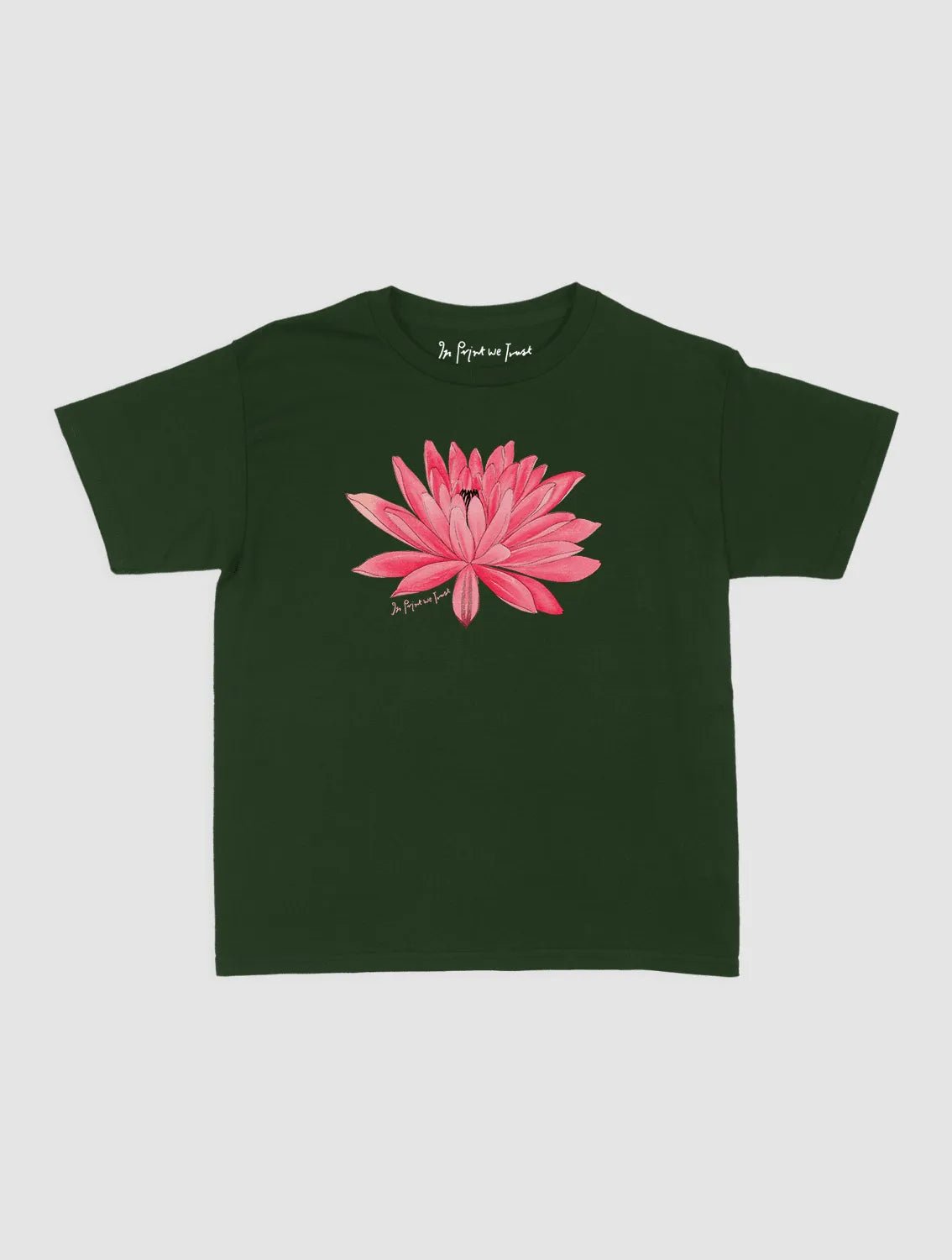 water lily baby tee - In Print We Trust