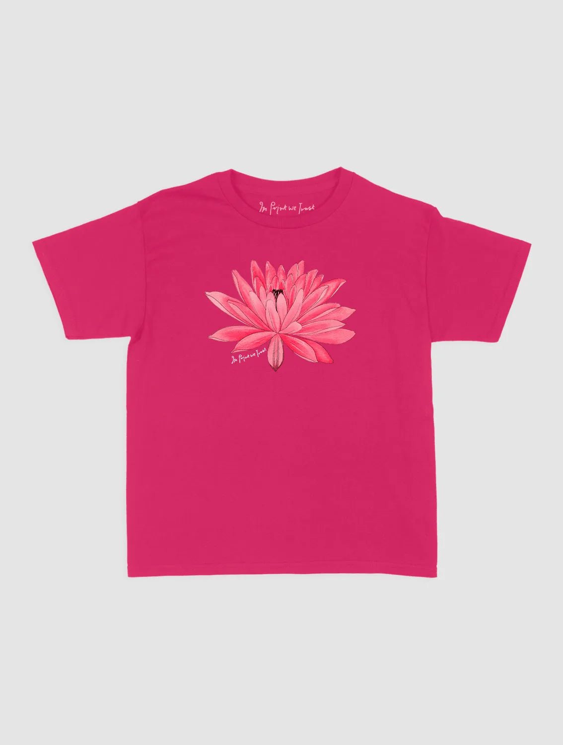 water lily baby tee - In Print We Trust