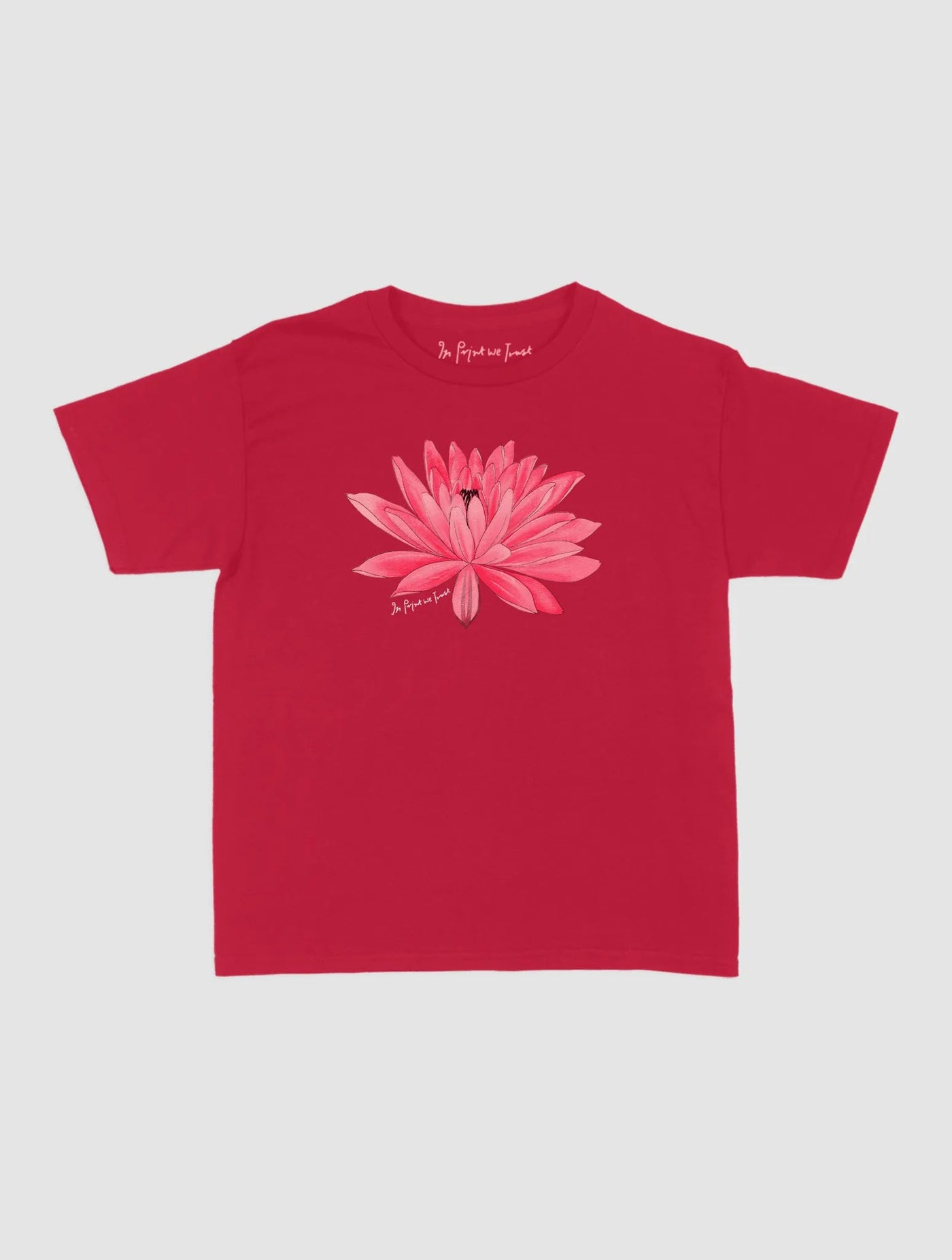 water lily baby tee - In Print We Trust