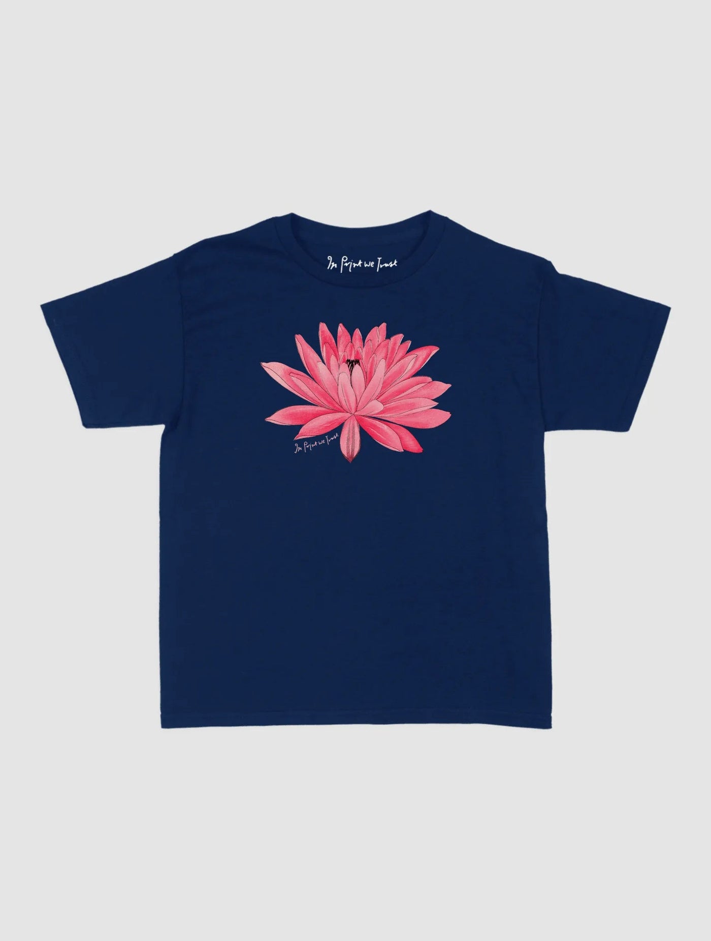 water lily baby tee - In Print We Trust
