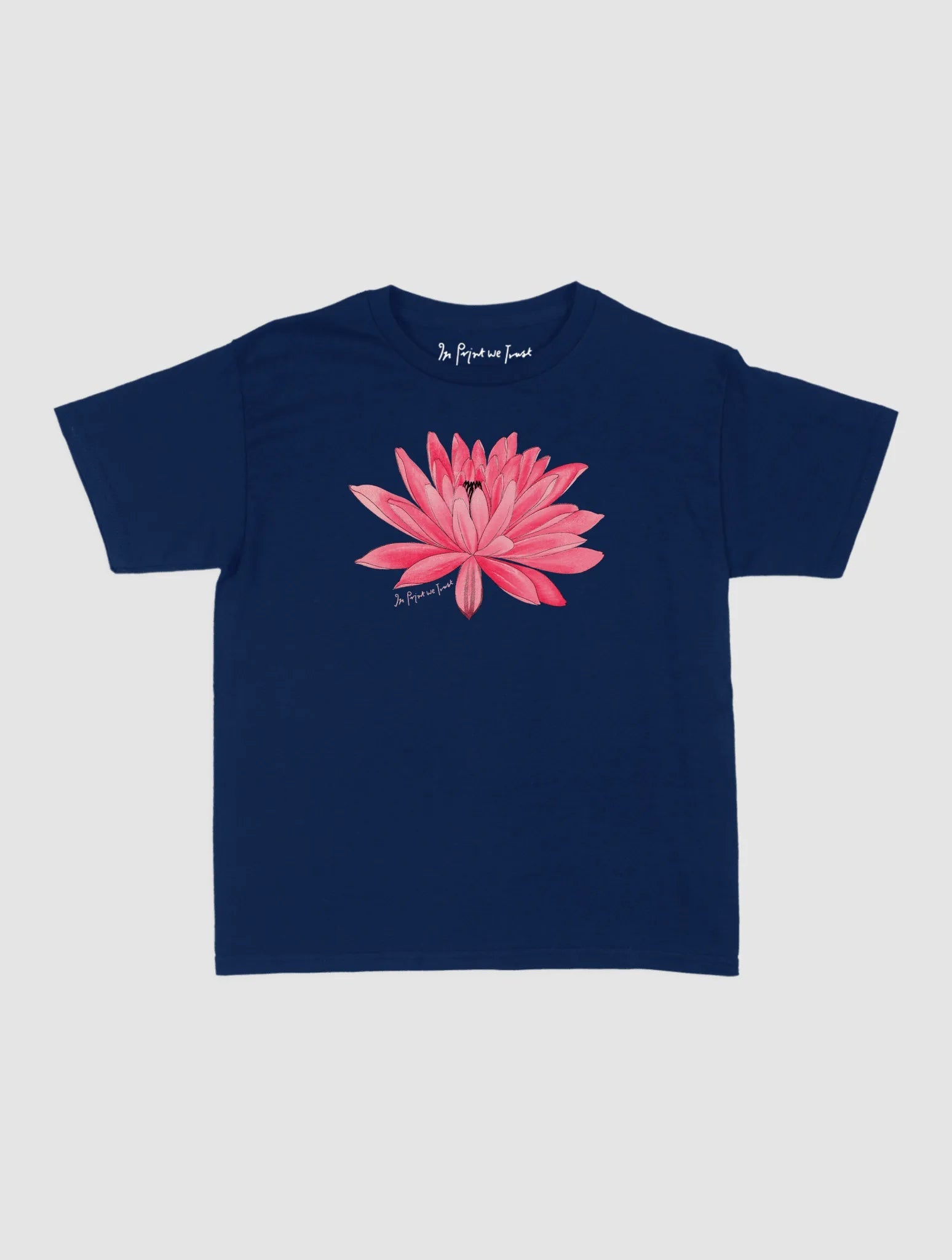 water lily baby tee - In Print We Trust