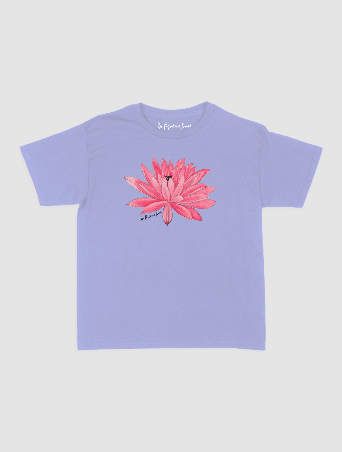 water lily baby tee - In Print We Trust