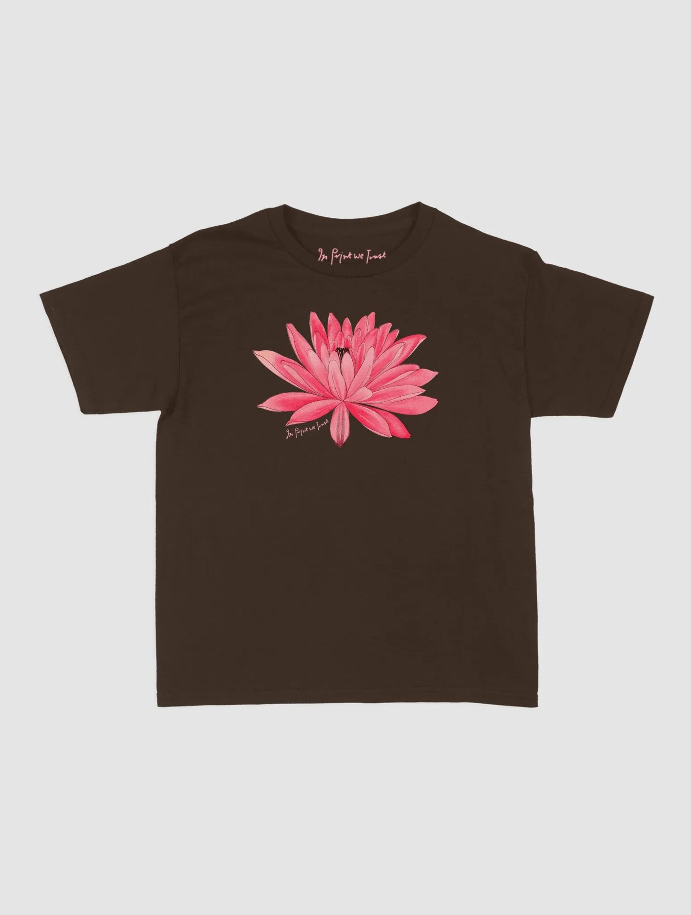 water lily baby tee - In Print We Trust