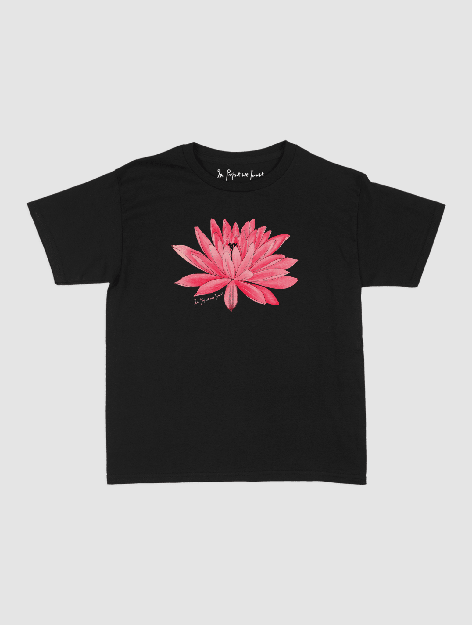 water lily baby tee - In Print We Trust