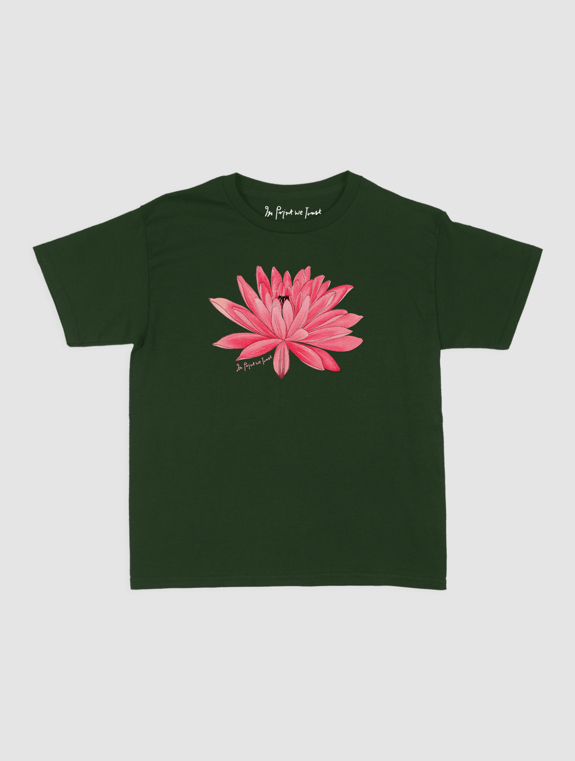 water lily baby tee - In Print We Trust