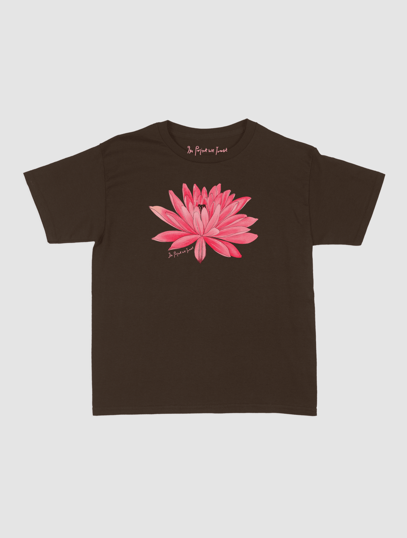 water lily baby tee - In Print We Trust