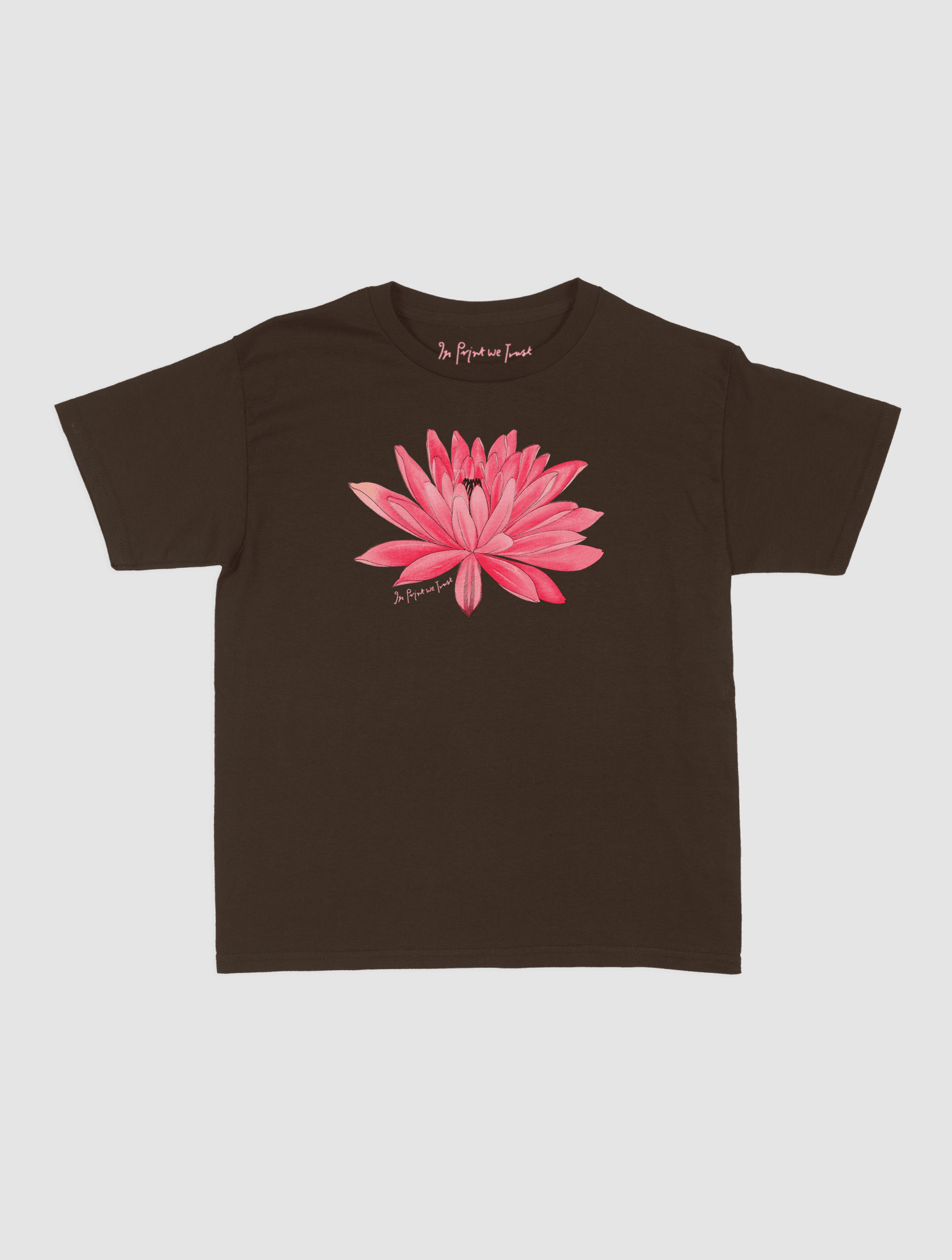 water lily baby tee - In Print We Trust