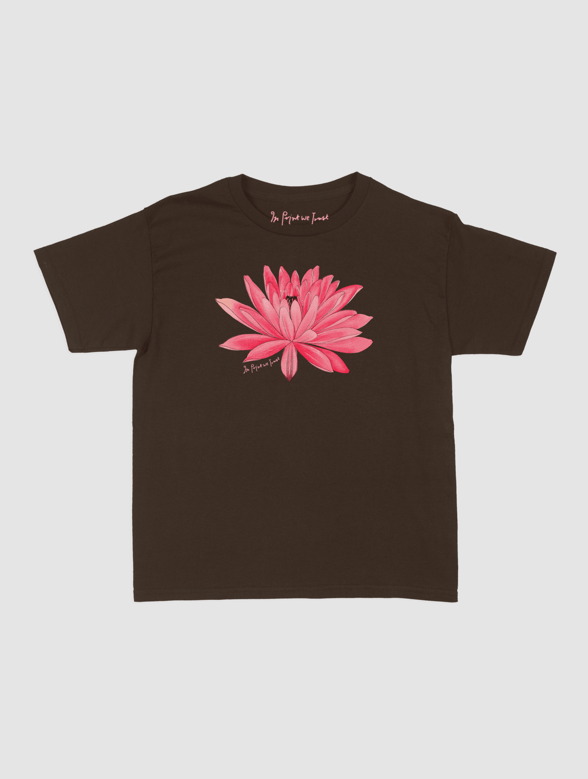 water lily baby tee - In Print We Trust