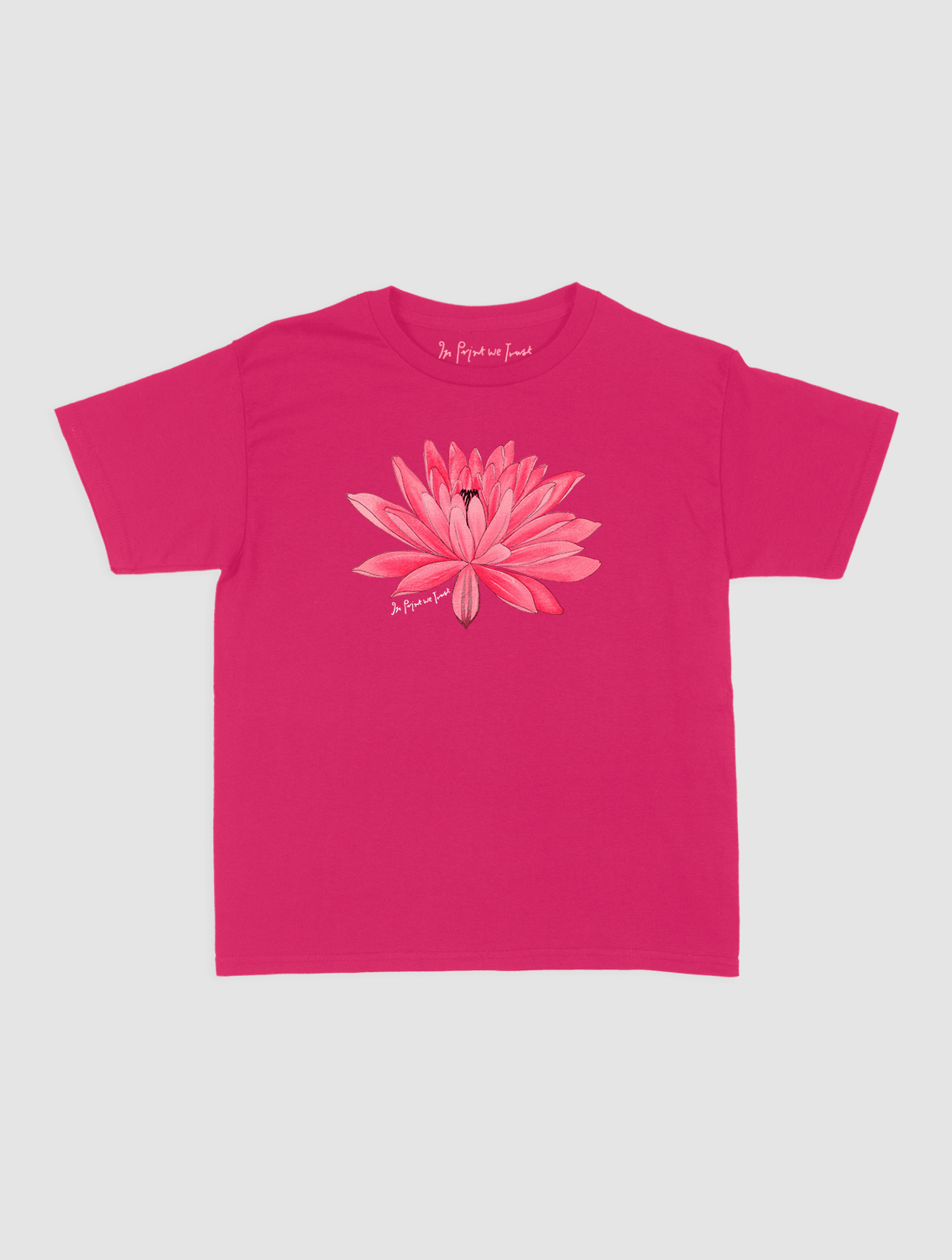 water lily baby tee - In Print We Trust