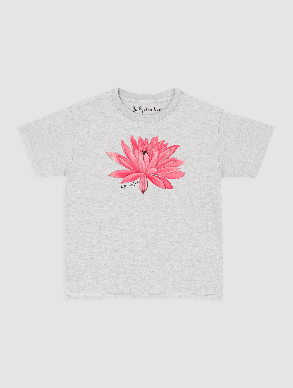 water lily baby tee - In Print We Trust