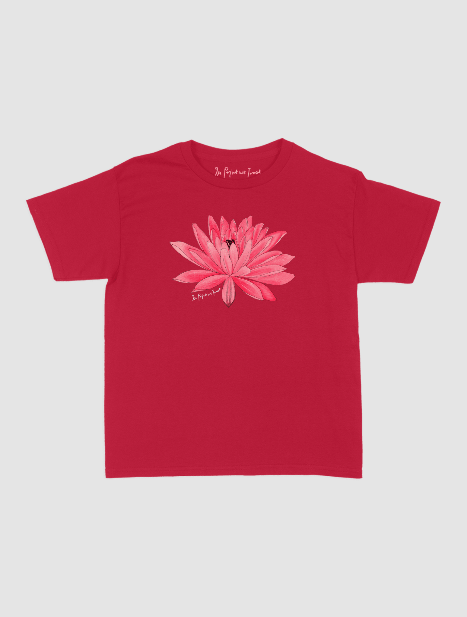 water lily baby tee - In Print We Trust